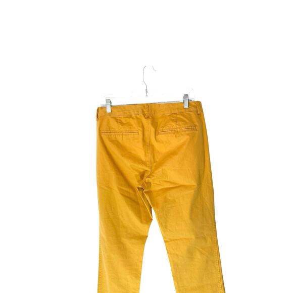 Old Navy Yellow Office Business Career Work Corporate Pixie Ankle Pants Size 8 - Picture 5 of 11